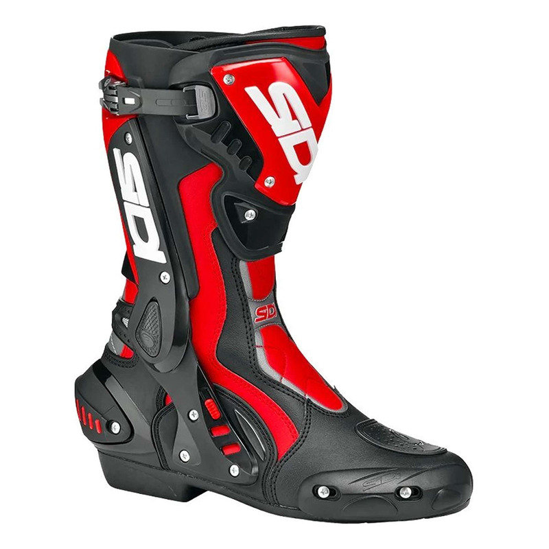Bottes piste Sidi ST noir/rouge
