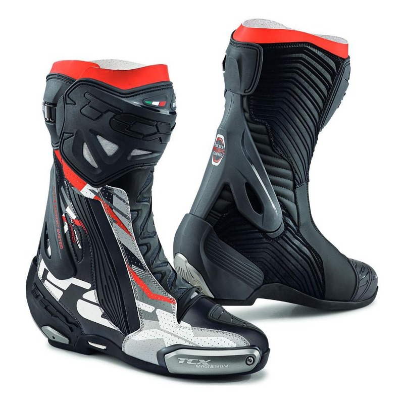 Bottes piste TCX RT-Race Pro Air noir/gris/rouge- 38
