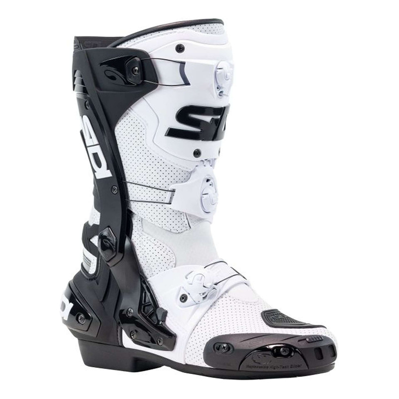 Bottes Racing Sidi Rex Air blanc/noir
