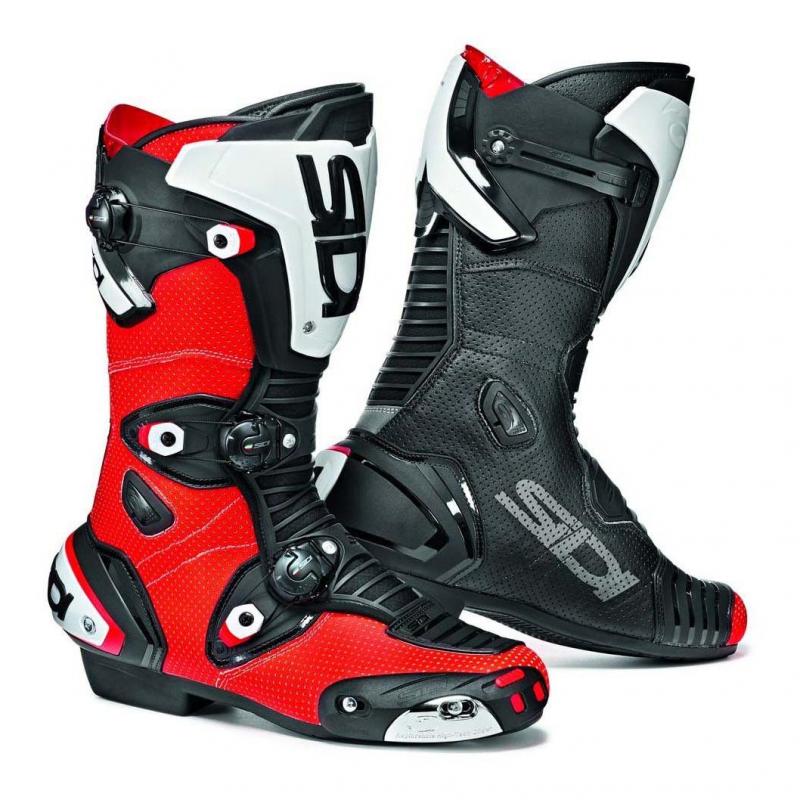 Bottes Sidi MAG-1 AIR rouge fluo/noir- 41