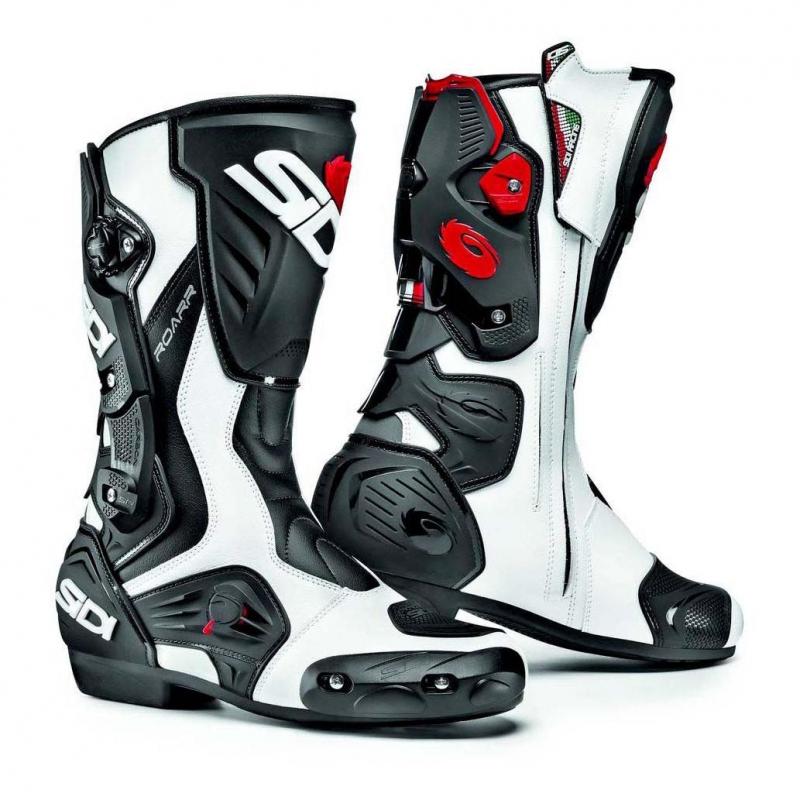 Bottes Sidi Roarr Blanc/Noir- 43
