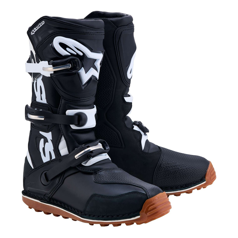 Bottes trial Alpinestars TECH T black/white/gum