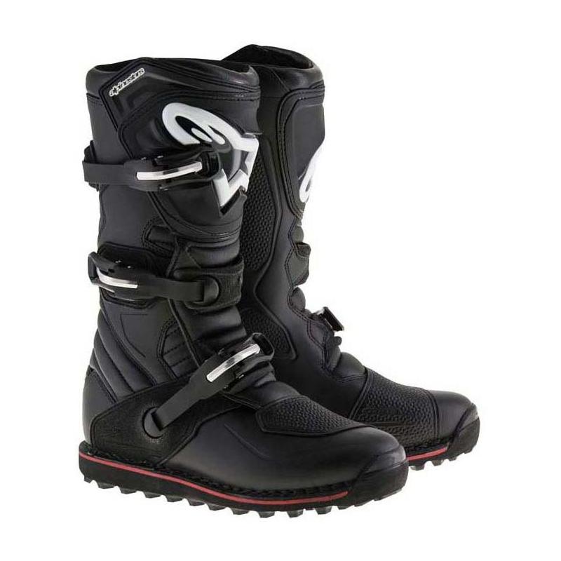 Bottes trial Alpinestars Tech T noir/rouge- US-5