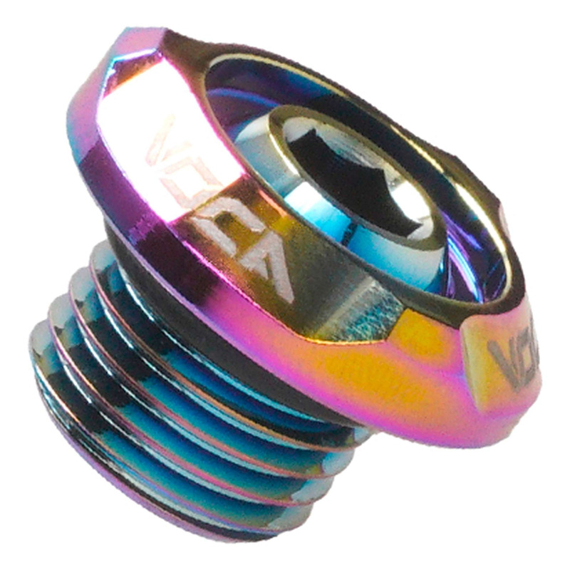 Bouchon d’huile Voca Racing Evo M14x1,5 néochrome Minarelli horizontal
