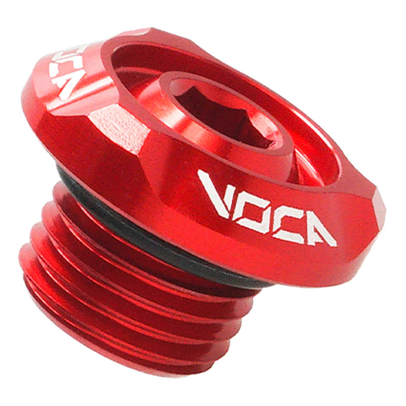 Bouchon d’huile Voca Racing Evo M14x1,5 rouge Minarelli horizontal