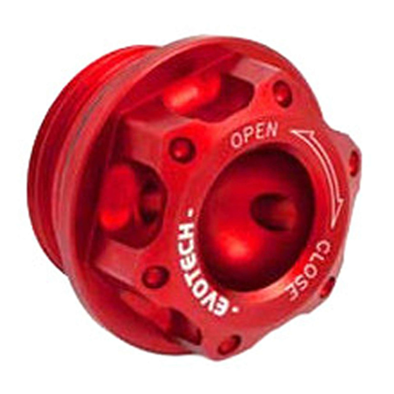 Bouchon de carter dâ  huile Evotech Ã M22 x 1,5 mm rouge