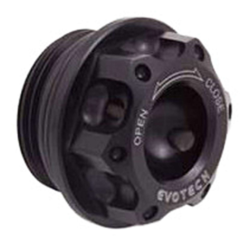 Bouchon de carter d’huile Evotech ØM22 x 1,5 mm noir