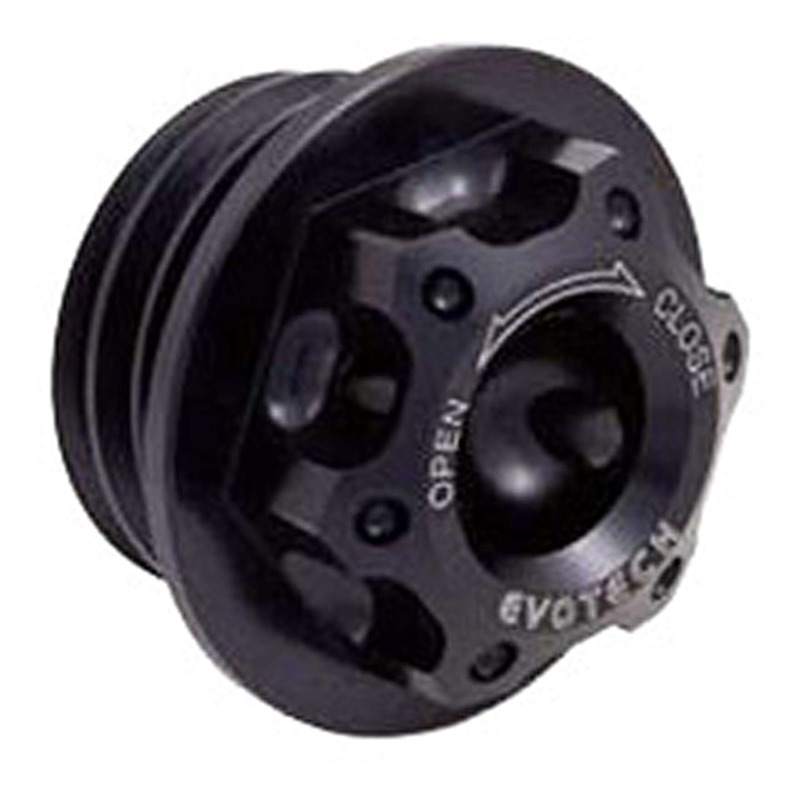 Bouchon de carter d’huile Evotech ØM24 x 3 mm noir