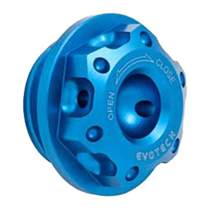 Bouchon de carter d’huile Evotech ØM26 x 3 mm bleu