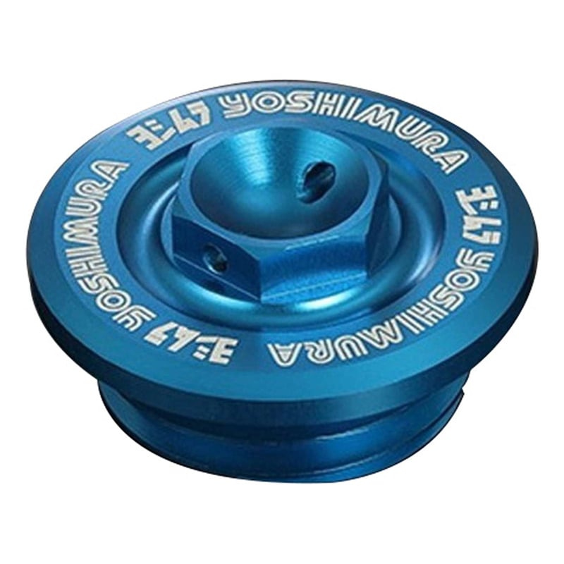 Bouchon de carter d’huile Yoshimura bleu ØM27 x 3,0 mm