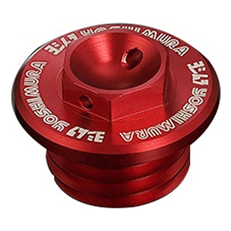 Bouchon de carter d’huile Yoshimura rouge ØM20 x 1,5 mm