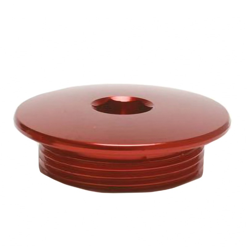 Bouchon de Carter Moteur Latéral BUD RACING Aluminium Anodisé Rouge – KTM / Husqvarna / Gasgas