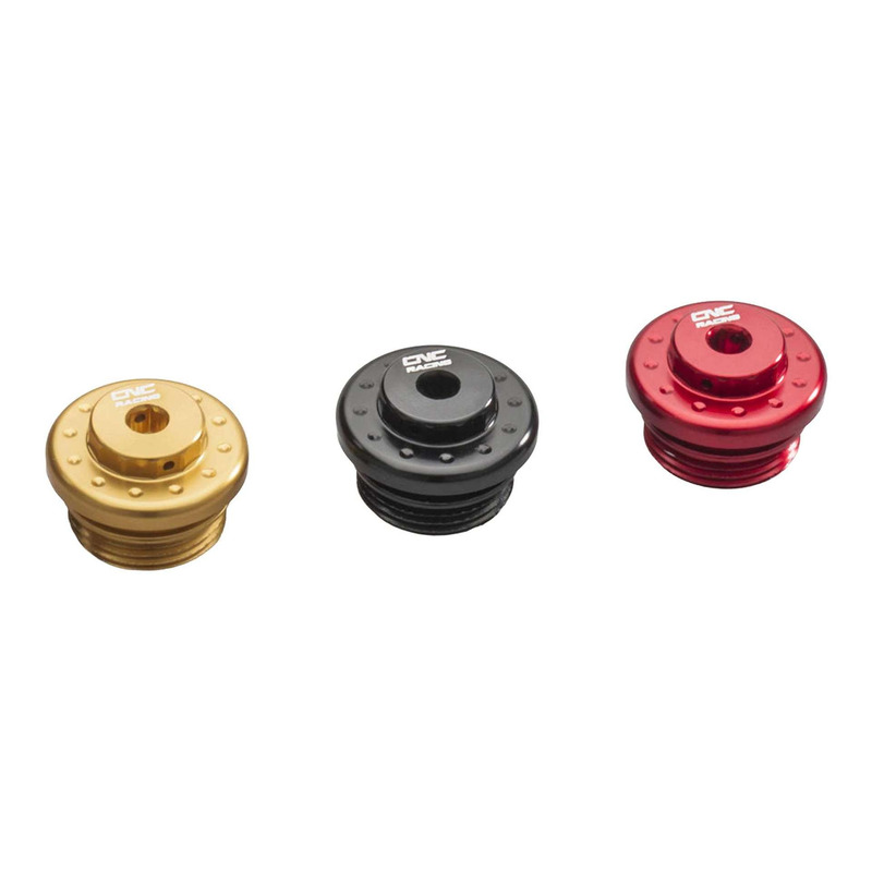 Bouchon de remplissage d’huile CNC Racing Hexagone ØM22x1,5 mm noir Ducati hypermotard 1100 07-12