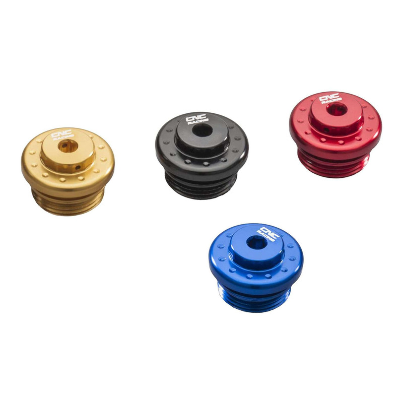 Bouchon de remplissage d’huile CNC Racing Hexagone ØM20x1,5 mm rouge Aprilia Tuono 1000 02-14