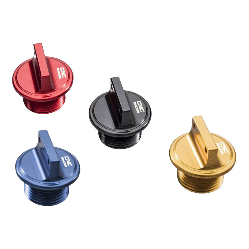 Bouchon de remplissage d’huile CNC Racing ØM20x1,5 mm rouge Aprilia Tuono 1000 02-14