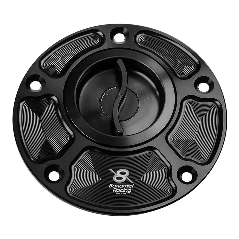 Bouchon de réservoir Bonamici aluminium noir Ducati 848 08-13