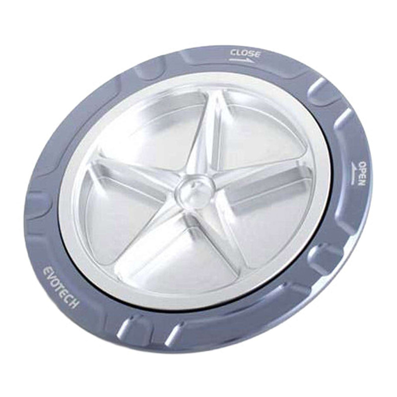 Bouchon de réservoir Evotech aluminium Silver/Titane Aprilia RSV4 1100 21-25