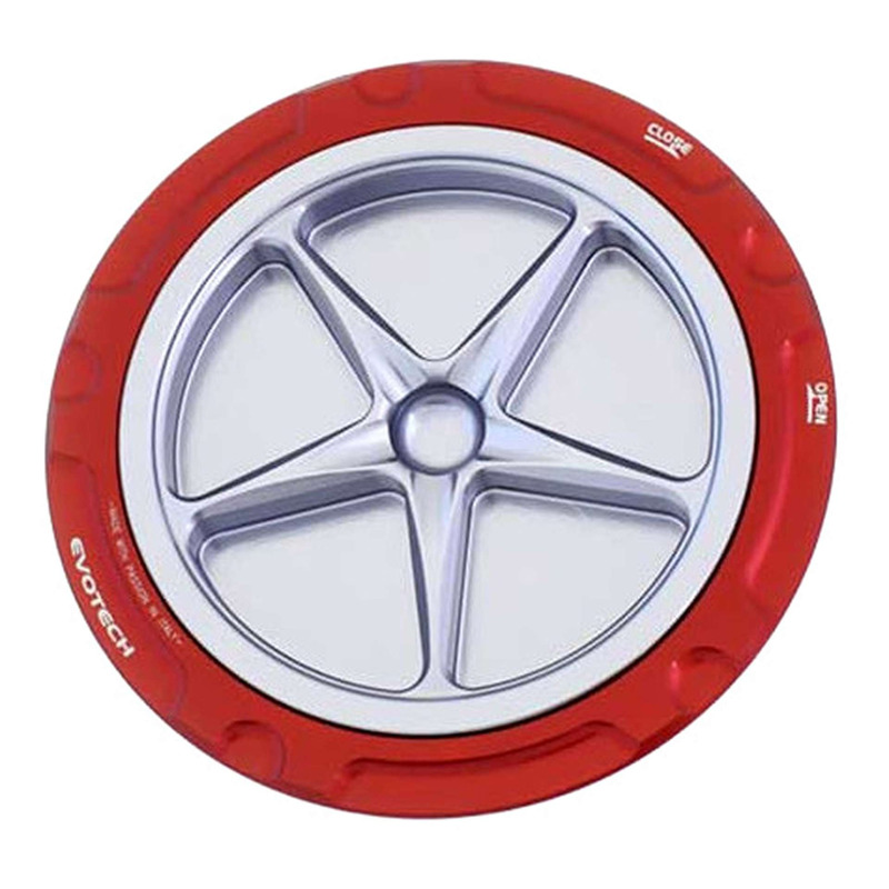 Bouchon de réservoir Evotech aluminium Titane/Rouge BMW R Nine T 1200