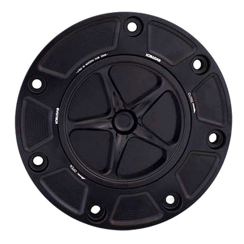 Bouchon de réservoir Evotech aluminium Noir/Noir Honda CBR 600 RR 00-