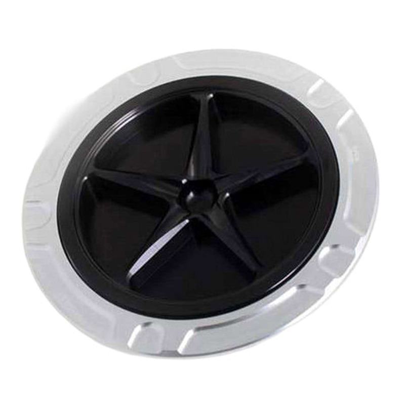 Bouchon de réservoir Evotech aluminium Noir/Silver Aprilia RSV4 1100 21-25