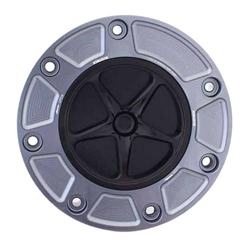 Bouchon de réservoir Evotech aluminium Noir/Titane Honda CBR 600 RR 0