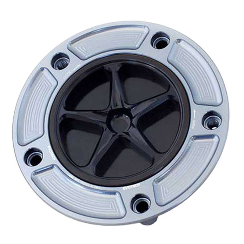 Bouchon de réservoir Evotech aluminium Noir/Titane Suzuki GSX-R 600 0