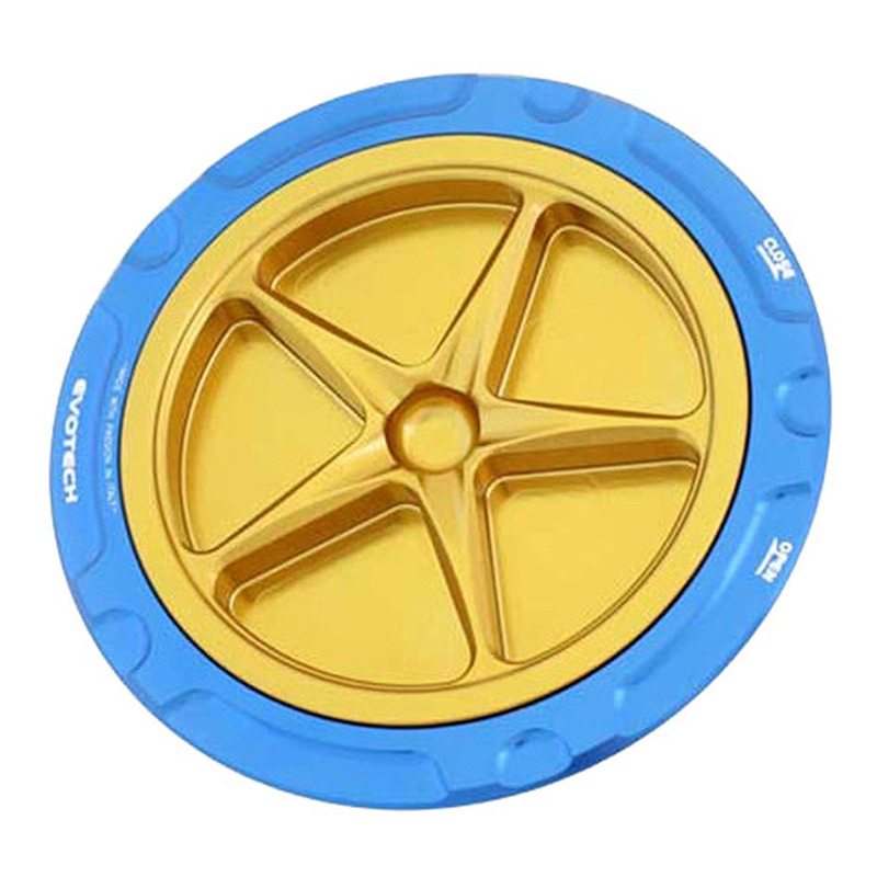 Bouchon de réservoir Evotech aluminium Or/Bleu BMW R Nine T 1200 14-2