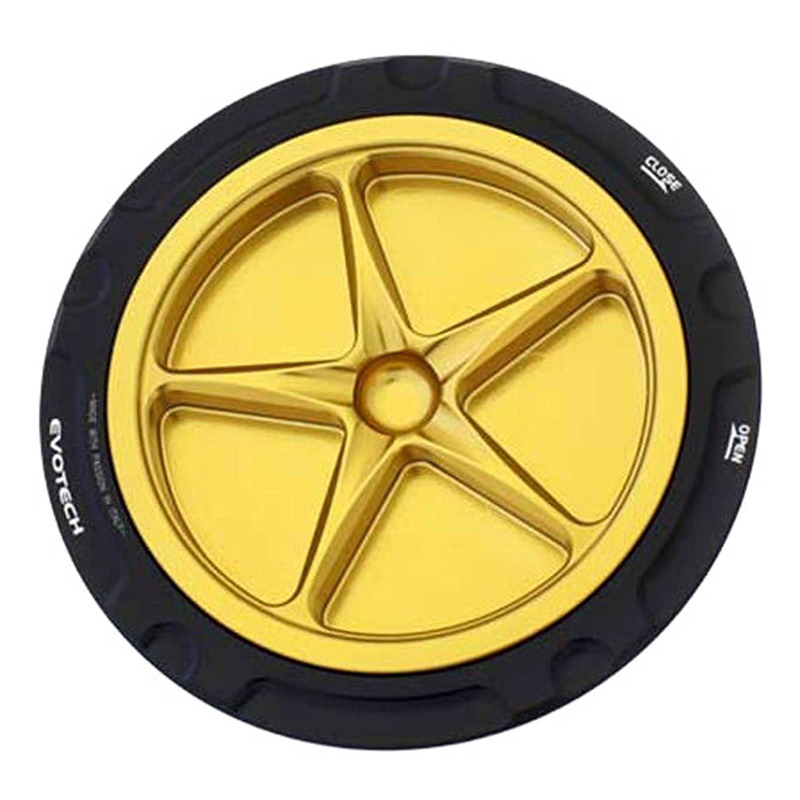 Bouchon de réservoir Evotech aluminium Or/Noir BMW R Nine T 1200 14-2