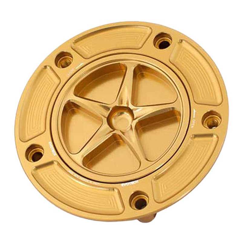 Bouchon de réservoir Evotech aluminium Or/Or Suzuki GSX-R