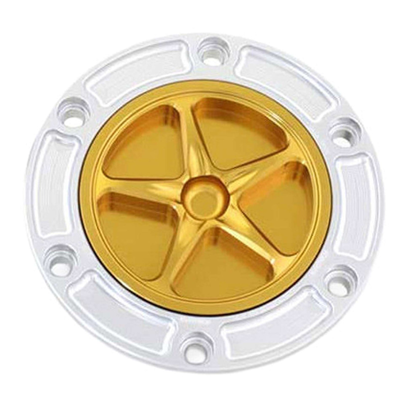 Bouchon de réservoir Evotech aluminium Or/Silver Aprilia Tuono 660 21