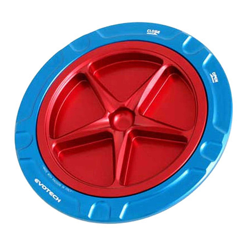 Bouchon de réservoir Evotech aluminium Rouge/Bleu Aprilia RSV4 1100 21-25