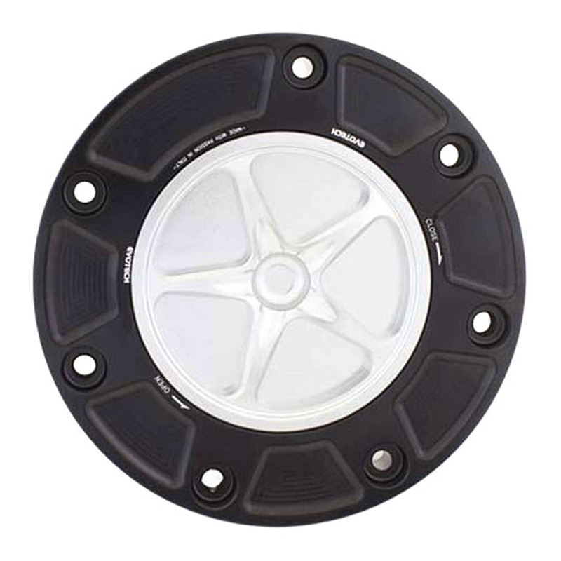 Bouchon de réservoir Evotech aluminium Silver/Noir Honda CBR 600 RR 0
