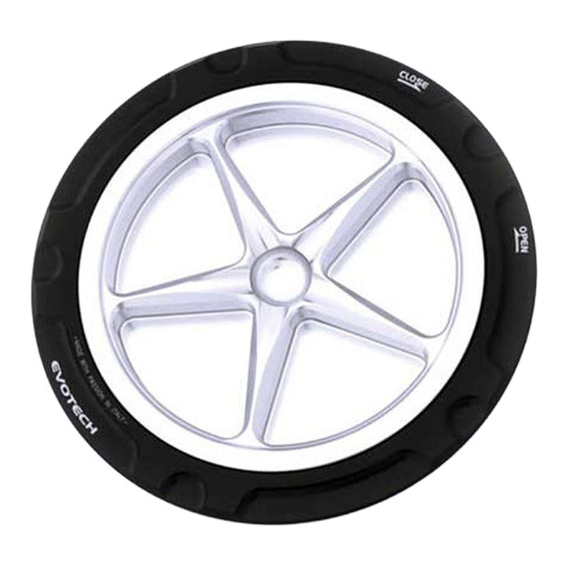 Bouchon de réservoir Evotech aluminium Silver/Noir BMW R Nine T 1200