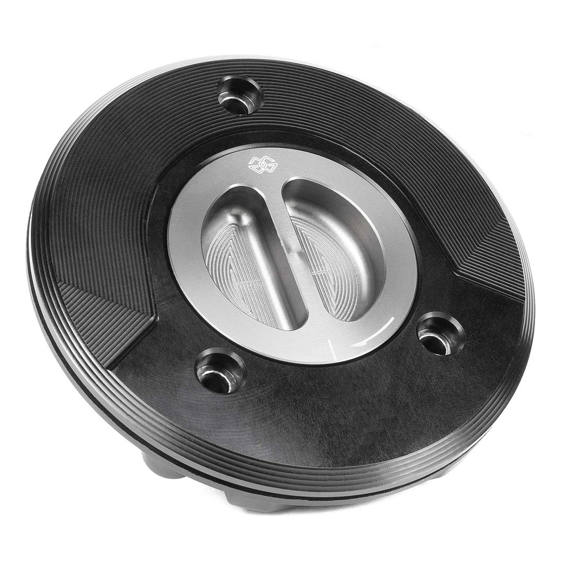 Bouchon de réservoir Racing Gilles Tooling Aprilia RS 660 21-24 noir