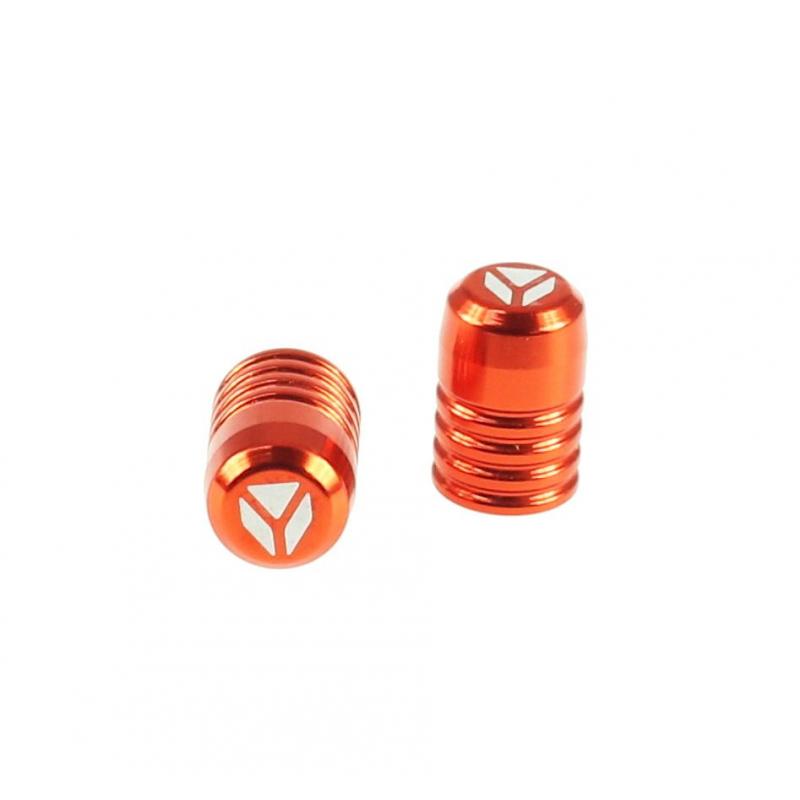 Bouchon de valve YCF - taillé dans la masse - Orange