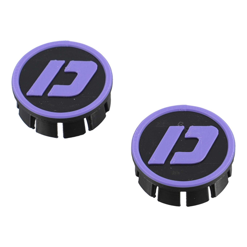 Bouchons de cadre Doppler noir/violet Derbi Senda