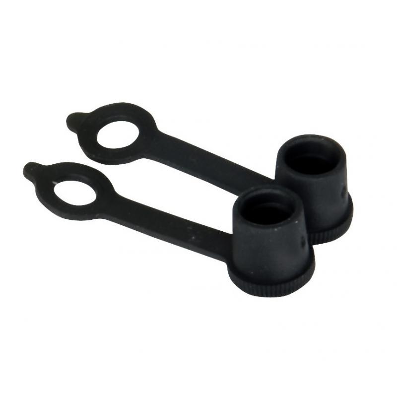 Bouchons de valve BikeTek noir