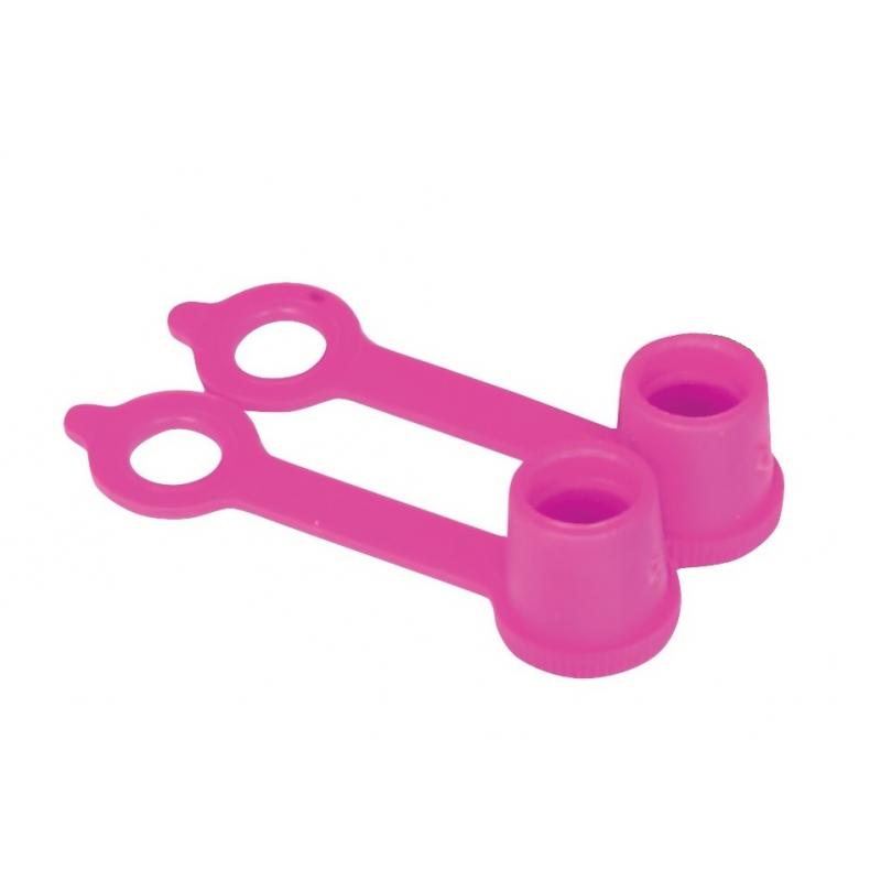 Bouchons de valve BikeTek rose