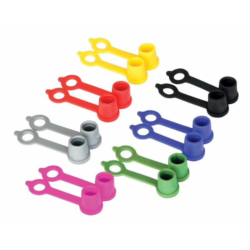 Bouchons de valve BikeTek vert