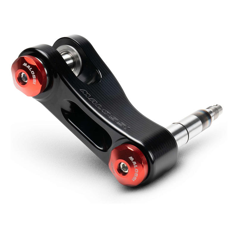 Bras oscillant de fourche avant anodisé noir Malossi Piaggio Zip 50 SP