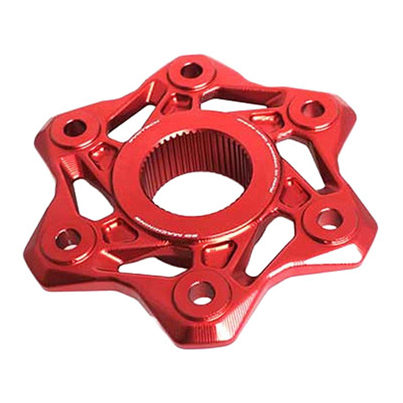 Bride de porte-couronne Evotech rouge Triumph Speed Triple 1200 RS 21-