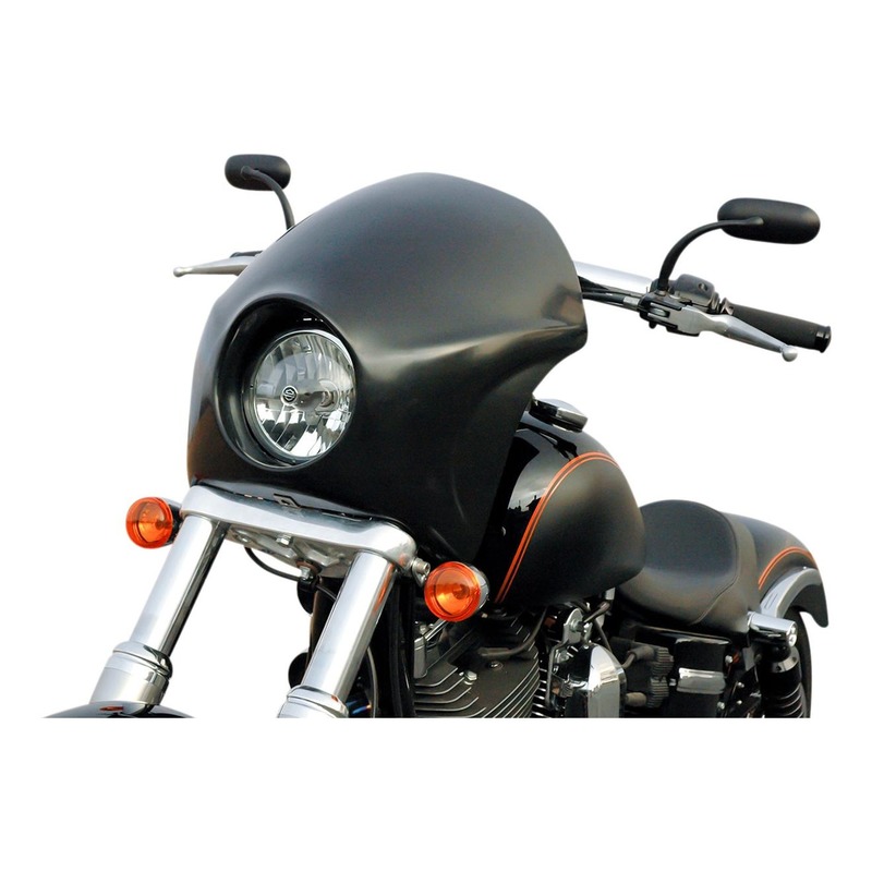 Bulle Café racer Russ Design Werminont Harley Davidson Dyna 06-17