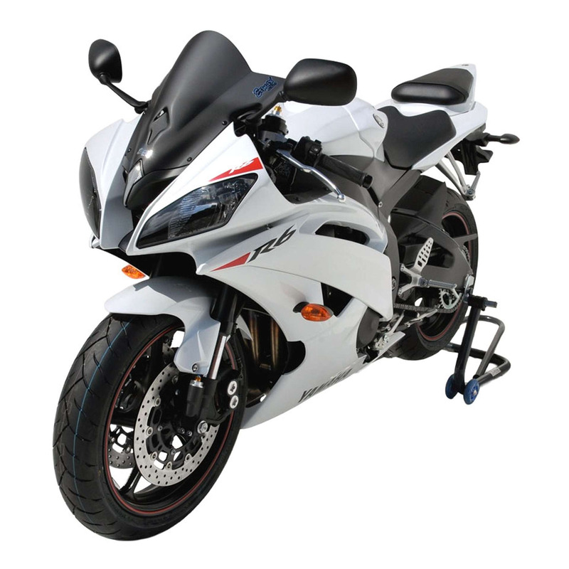 Bulle Ermax Aéromax 34 cm Yamaha YZF-R6 08-16 noir clair
