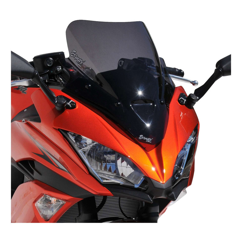 Bulle Ermax Aéromax 40 cm Kawasaki Ninja 650 17-19 gris satin opaque