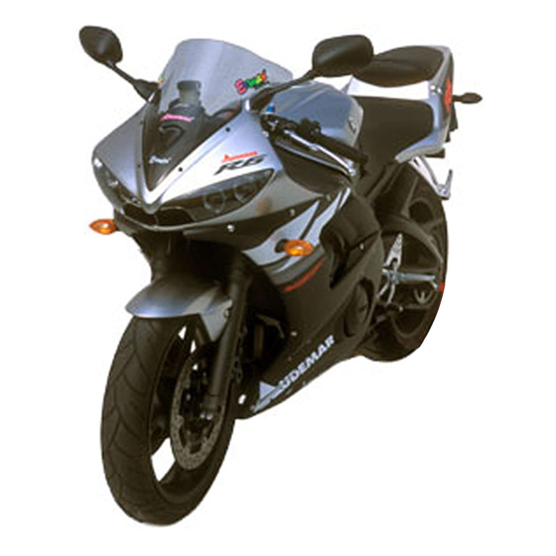 Bulle Ermax Aéromax Yamaha YZF-R6 03-05 noir foncé