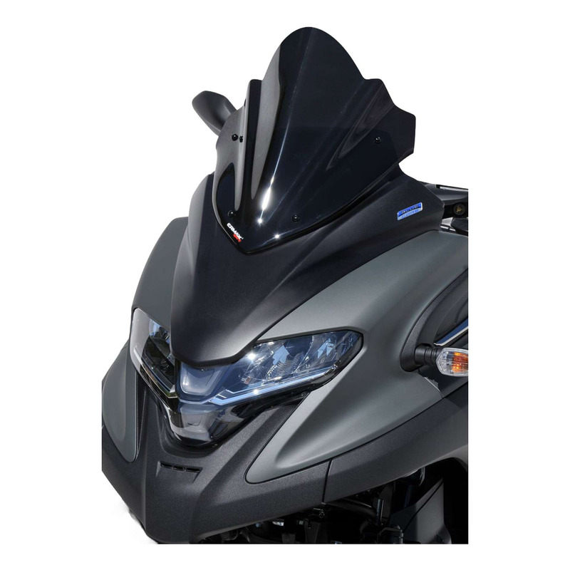 Bulle Ermax Hypersport 39 cm Yamaha Tricity 300 20-24 noir clair