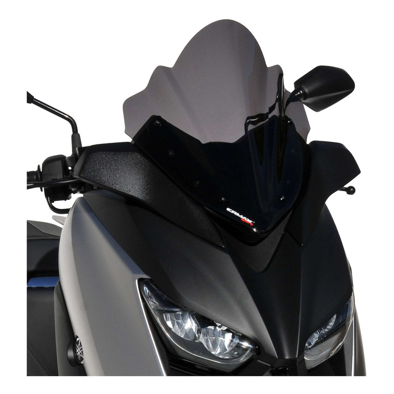 Bulle Ermax Hypersport 39 cm Yamaha X-Max 400 18-20 noir foncé opaque