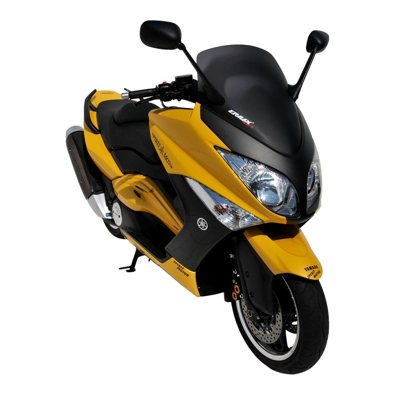Bulle Ermax Hypersport 55 cm Yamaha T-Max 500 08-11 gris satin opaque