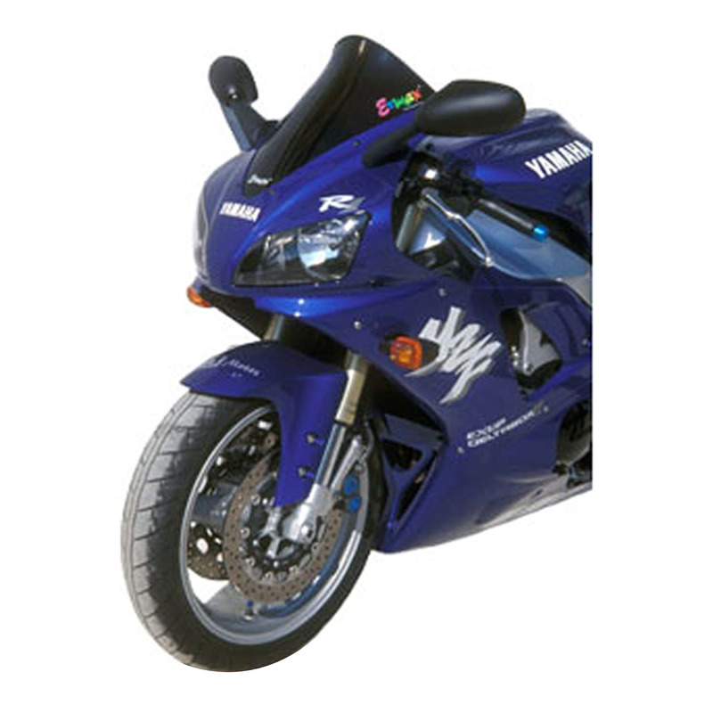 Bulle haute protection Ermax Yamaha YZF-R1 98-99 noir clair