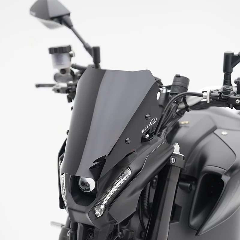 Bulle sport BCD noir brillant Yamaha MT-09